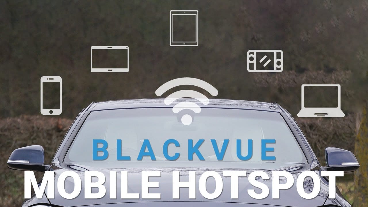 Funkcja mobilnego hotspotu BlackVue